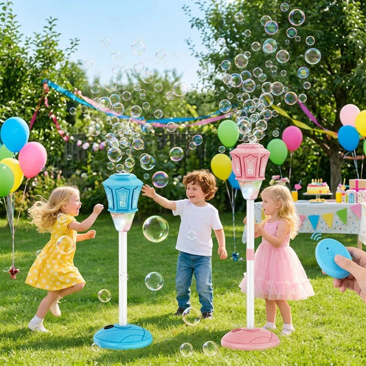 Magical Bubble Party Machine Played with Music